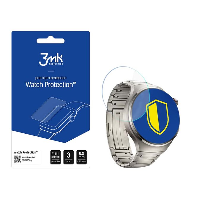 hybridní sklo Watch protection ARC pro Huawei Watch 4 Pro (3ks)