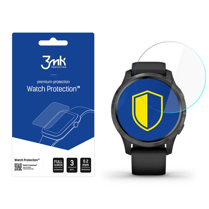 hybridní sklo Watch protection ARC pro Garmin Venu 2s (3ks)