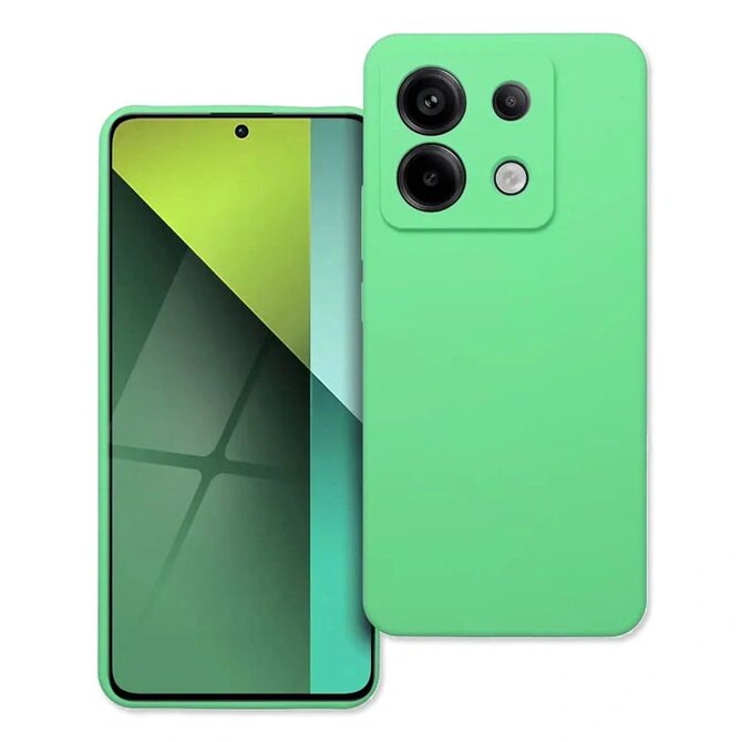 Kryt Silicone Lite pro Xiaomi Redmi Note 13 Pro 5G , barva světle zelená