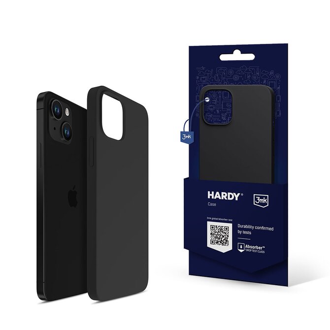 Hardy Silicone MagCase pro Apple iPhone 15 Plus, Graphite