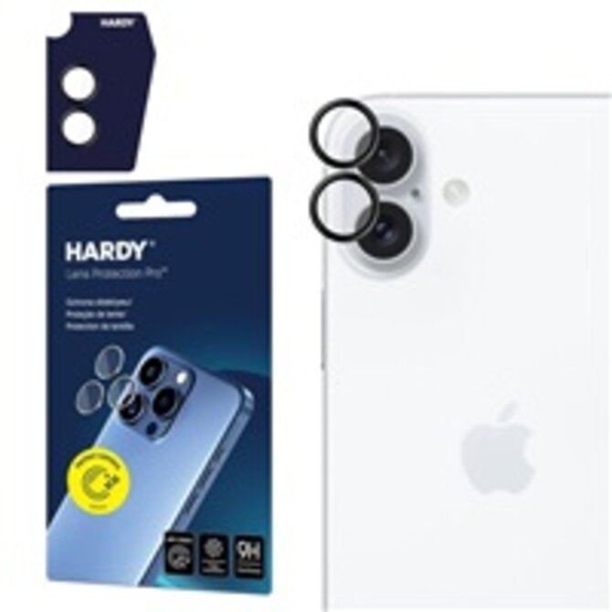 Hardy Lens Protection Pro pro iPhone 16/16 Plus Black