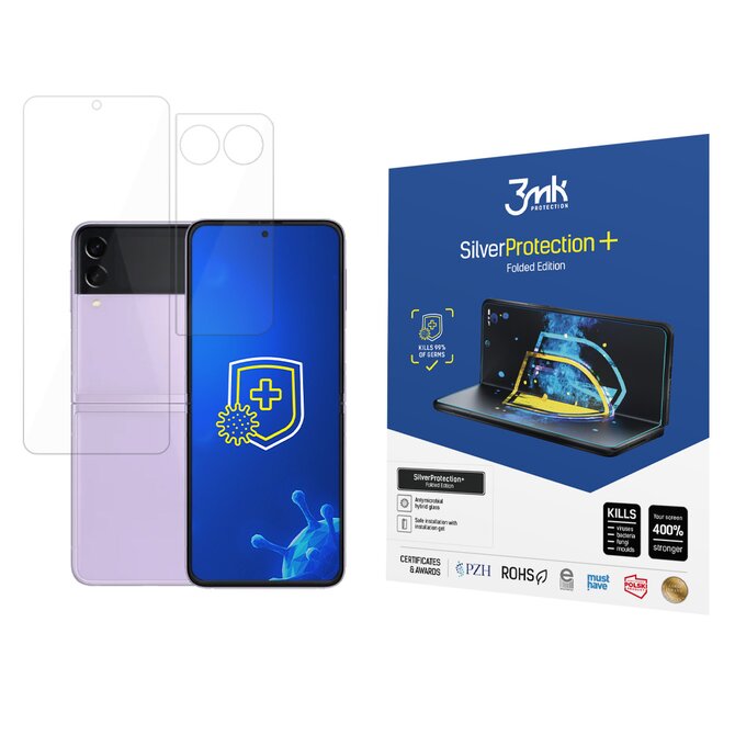 SilverProtection+ Folded Edition pro Samsung Galaxy Z Flip 3 5G (vnější + vnitřní)