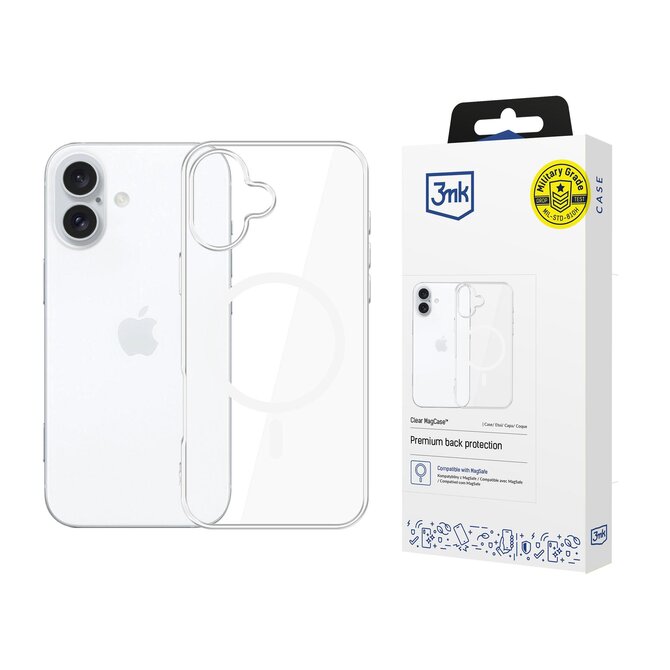 Clear MagCase pro Apple iPhone 16 Plus