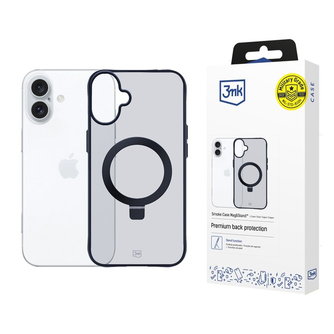 Smoke Case Mag&Stand pro Apple iPhone 16 Plus