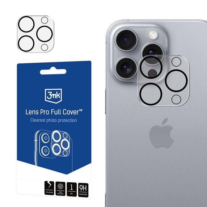 Lens Pro Full Cover pro Apple iPhone 16 Pro/16 Pro Max