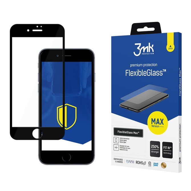 FlexibleGlass Max pro Apple iPhone 7, 8, SE (2020), černá