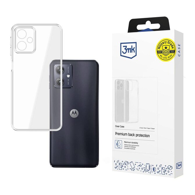 Clear Case pro Motorola Moto G54/Power Edition, čirá