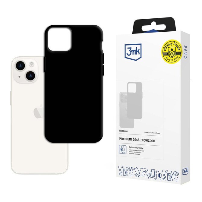 Matt Case pro Apple iPhone 15, Black