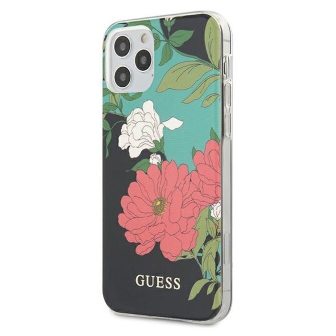 Kryt Guess GUHCP12LIMLFL01 Apple iPhone 12 Pro Max black N°1 Flower Collection