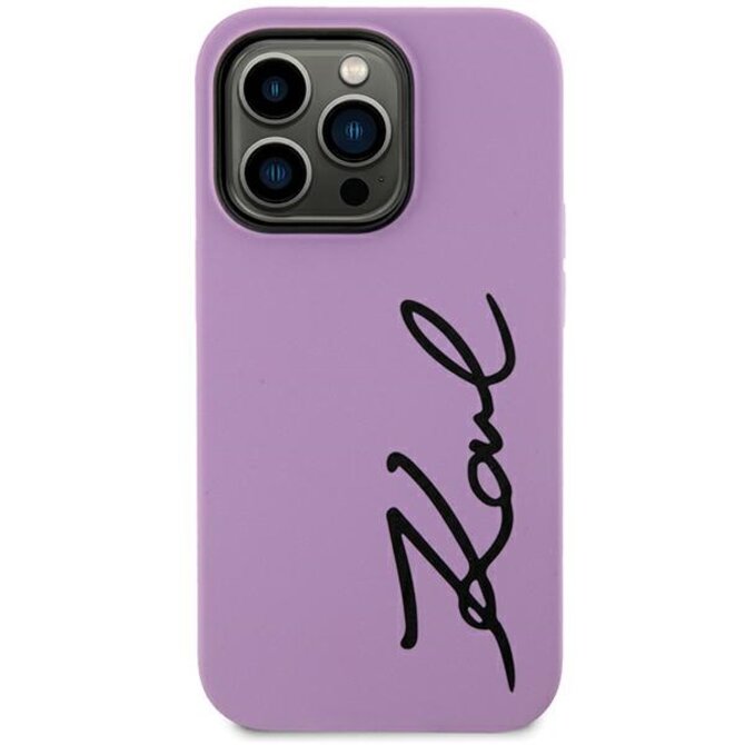 Kryt Karl Lagerfeld KLHCN61SKSVGU Apple iPhone 11/XR purple hardcase Silicone Signature