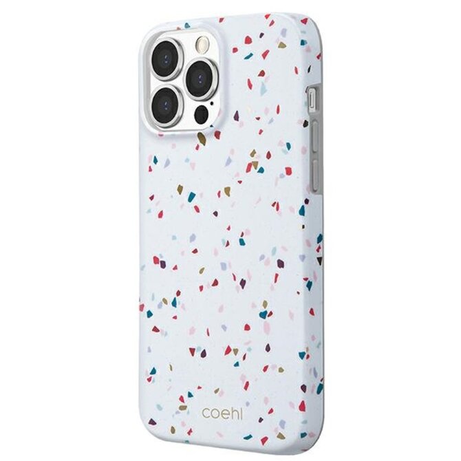 Kryt UNIQ Coehl Terrazzo Apple iPhone 13 Pro natural white