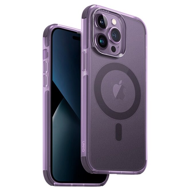 Kryt UNIQ Combat Apple iPhone 14 Pro Max MagClick Charging fig purple