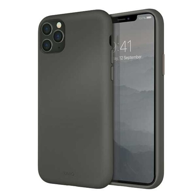 Kryt UNIQ Lino Hue iPhone 11 Pro Max moss grey