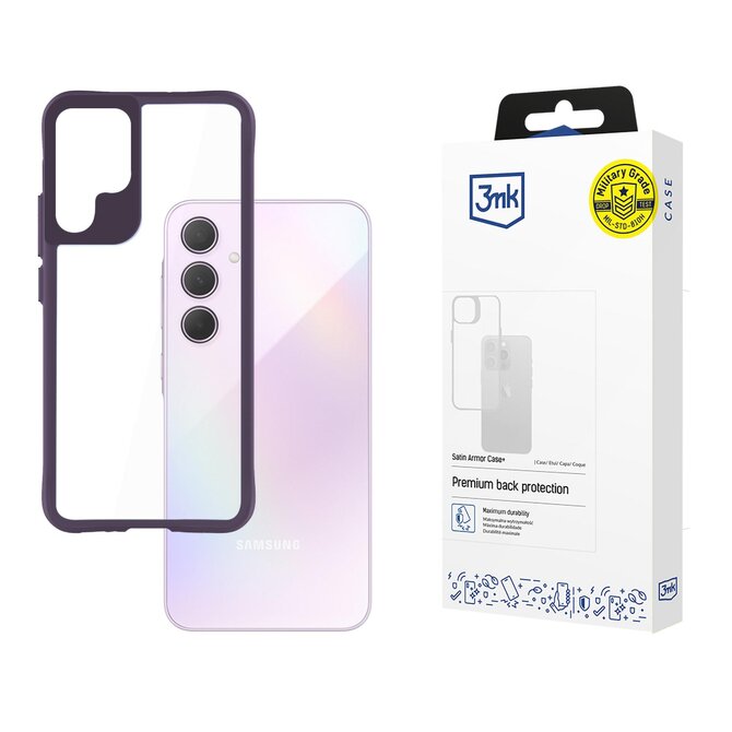 Satin Armor Case+ Purple pro Samsung Galaxy A35 5G