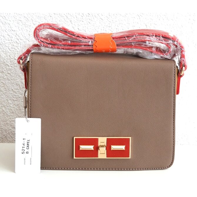 Kabelka na rameno či jako crossbody David Jones 5214-1 béžová béžová, syntetická kůže