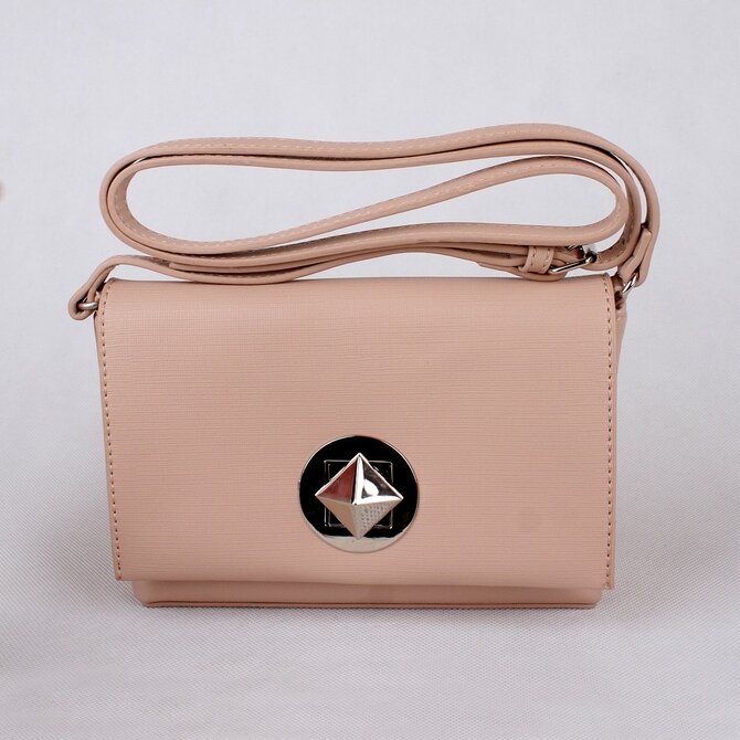 Růžová crossbody kabelka David Jones CM3392 růžová, syntetická kůže