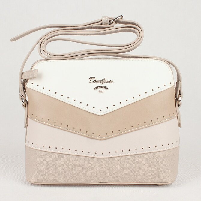 Malá šedá crossbody kabelka David Jones 5926-1 šedá, syntetická kůže