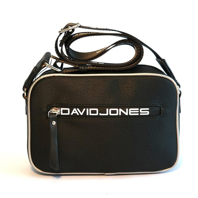 Černá crossbody kabelka David Jones CM5478 černá, syntetická kůže