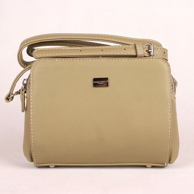 Malá zelená crossbody kabelka David Jones CM3741 zelená, syntetická kůže