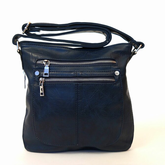 Malá/střední modrá crossbody kabelka ROMINA &amp; CO D139/20 modrá, syntetická kůže