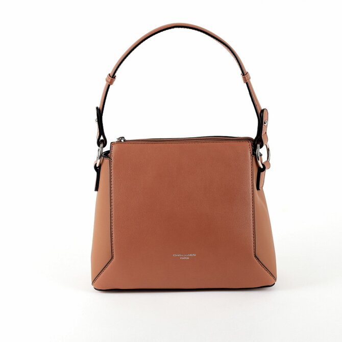 Malá hnědá kabelka na ruku/do ruky/crossbody David Jones 6255-1 hnědá, syntetická kůže