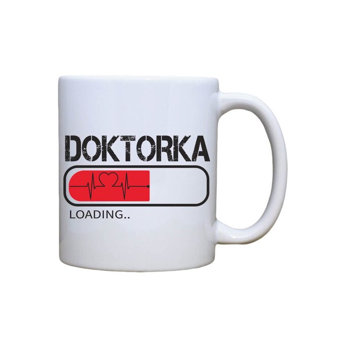 DOBRÝ TRIKO Keramický MAXI hrnek Doktorka loading 550 ml