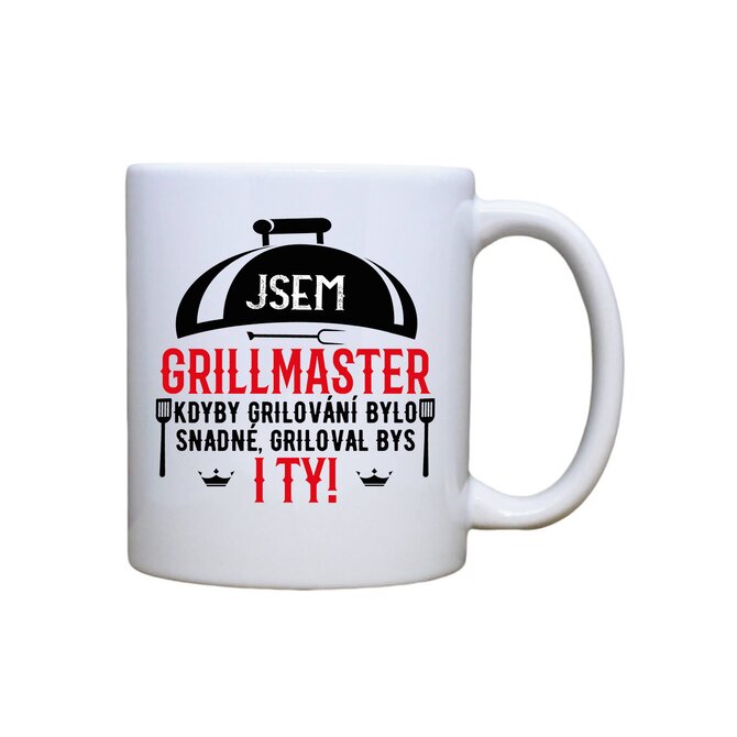 DOBRÝ TRIKO Keramický MAXI hrnek 550 ml Jsem grillmaster Keramika