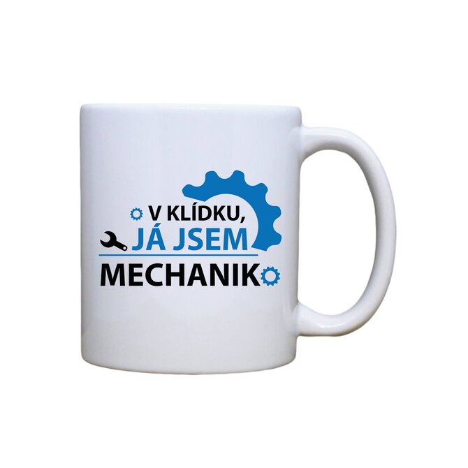 DOBRÝ TRIKO Keramický MAXI hrnek 550 ml Já jsem mechanik Keramika