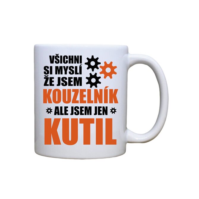 DOBRÝ TRIKO Keramický MAXI hrnek 550 ml Kouzelník kutil Keramika