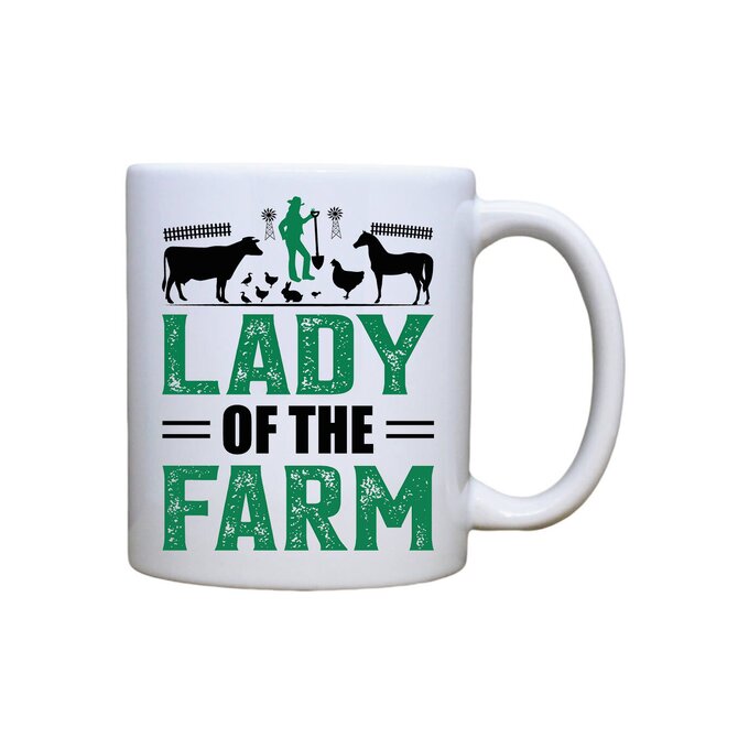 DOBRÝ TRIKO Keramický MAXI hrnek 550 ml Lady of the farm Keramika