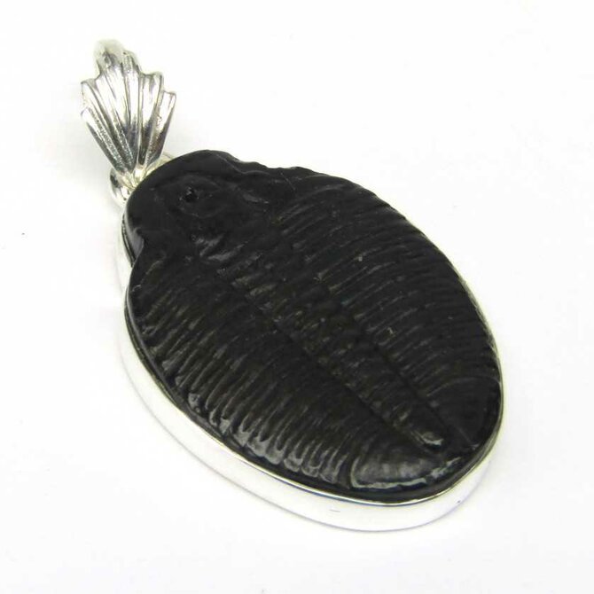 AutorskeSperky.com - Stříbrný přívěsek s trilobitem -  S5544 Stříbro