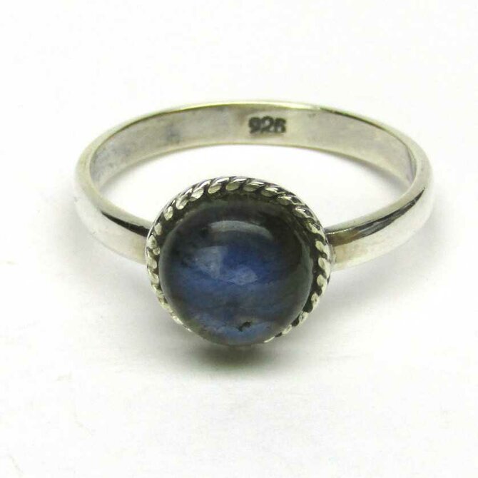 AutorskeSperky.com - Stříbrný prsten s labradoritem -  S6165 Stříbro