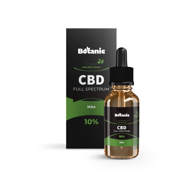 Botanic CBD Full Spektrum olej 10% s příchutí máty 10ml