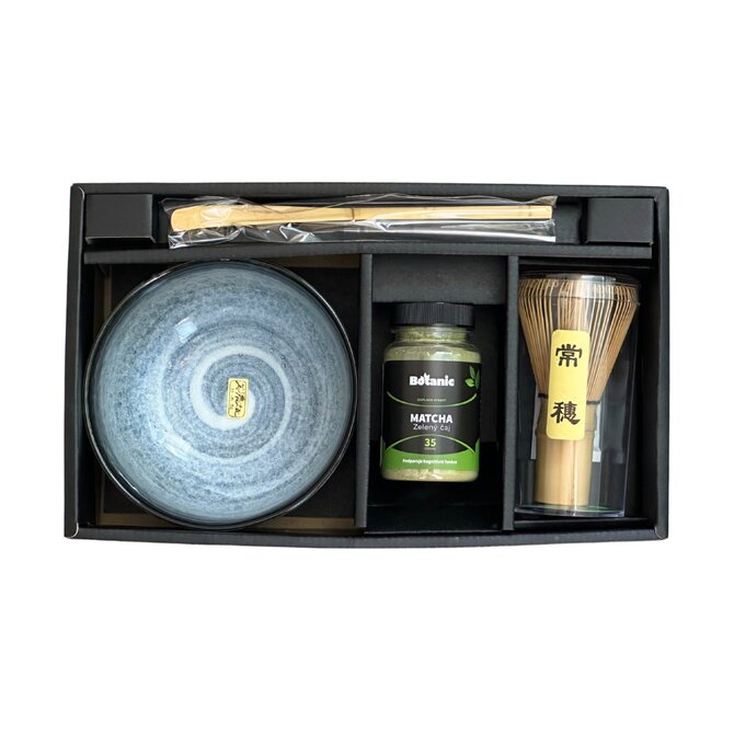 Botanic Prémiový Matcha set v elegantním černém balení - Velký