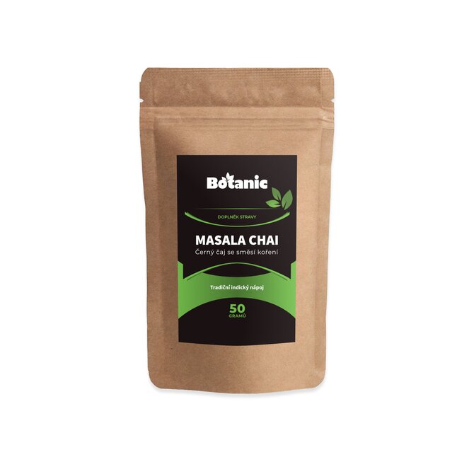 Botanic Masala chai - Ochucený černý čaj se směsí koření