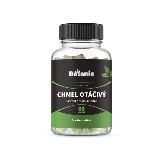 Botanic Chmel otáčivý - Extrakt 4 % flavonoidů kapsle