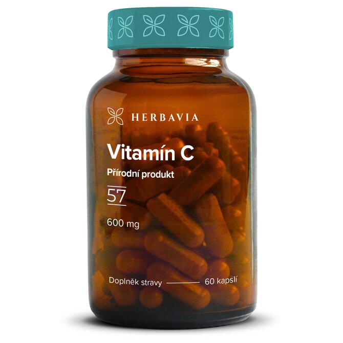 Vitamín C  přírodní produkt - 60 kapslí / Herbavia.cz