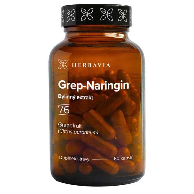 Grep - naringin- extrakt - 60 kapslí / Herbavia.cz