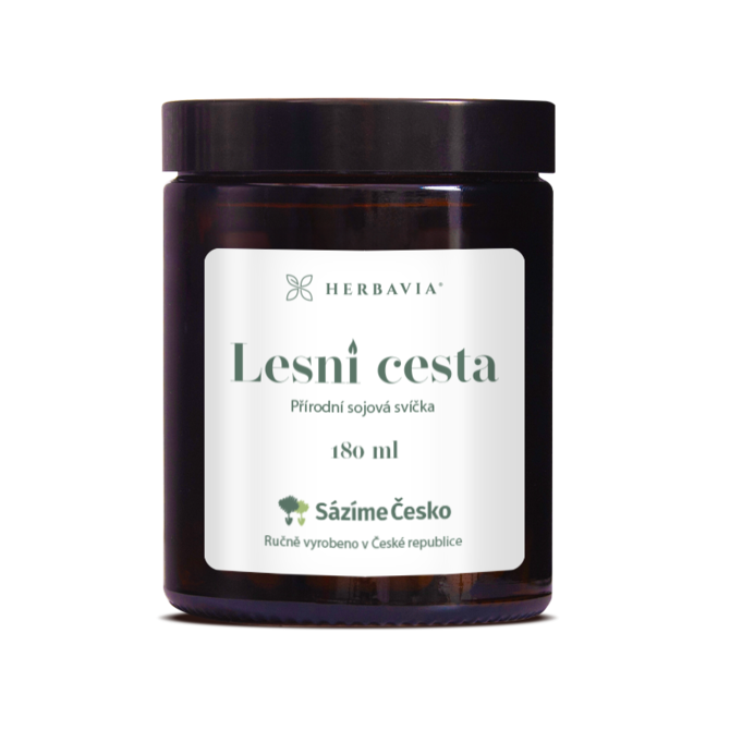 Herbavia Sojová svíčka - LESNÍ CESTA - 180 ml