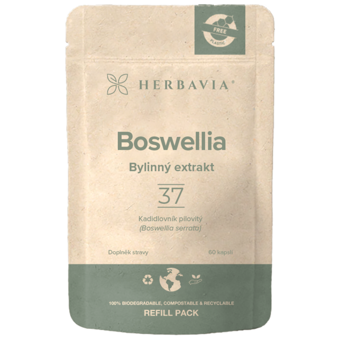 Boswellia REFILL PACK bylinný extrakt - 60 kapslí / Herbavia.cz