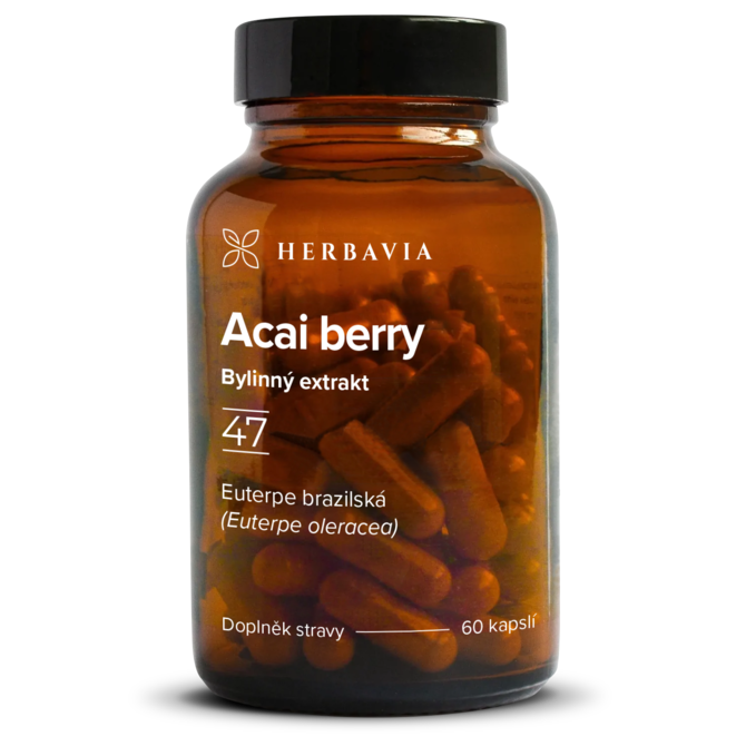 Acai berry bylinný extrakt 60 kapslí / Herbavia.cz