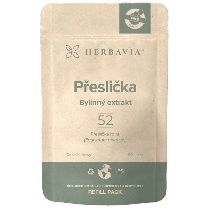 Přeslička  bylinný extrakt - 60 kapslí / Herbavia.cz