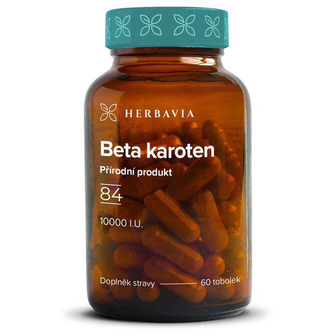 Beta karoten - přírodní produkt- 60 tobolek / Herbavia.cz