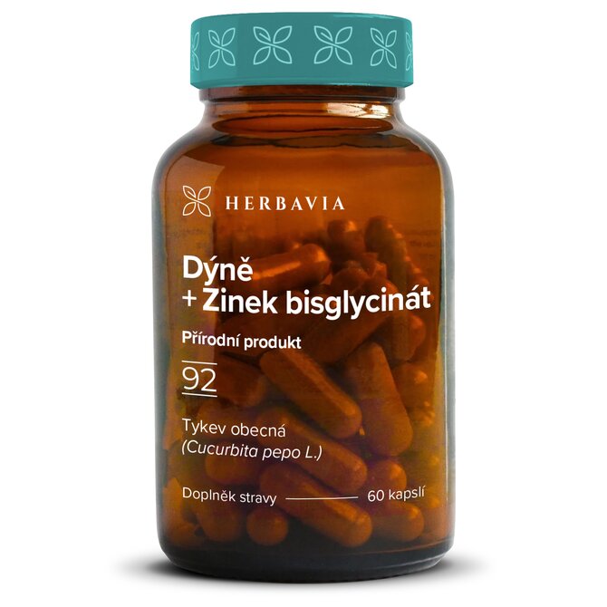 Dýně + Zinek bisglycinát extrakt - 60 kapslí / Herbavia.cz