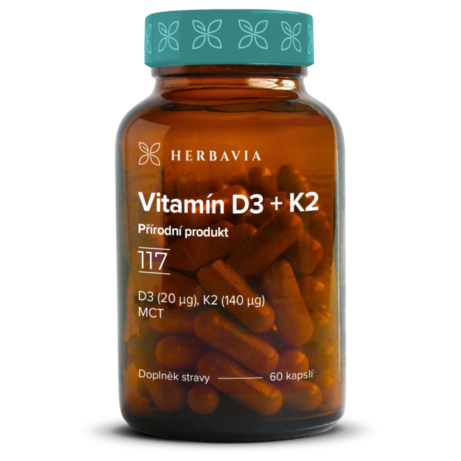 Vitamín D3  přírodní produkt - 60 kapslí / Herbavia.cz