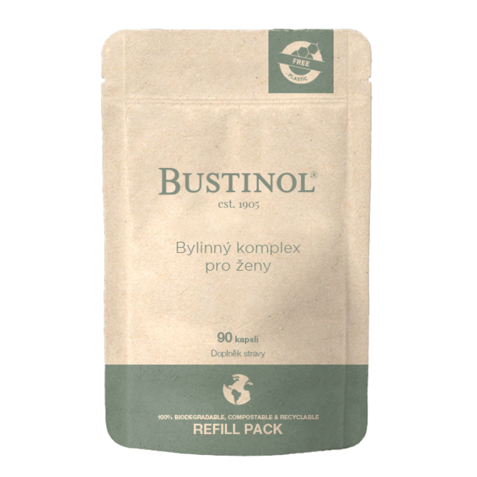 BUSTINOL REFILL PACKbylinný extrakt - 90 kapslí / Herbavia.cz