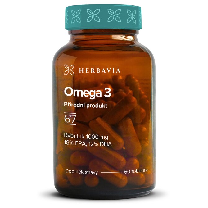 Omega 3  přírodní produkt - 60 tobolek / Herbavia.cz