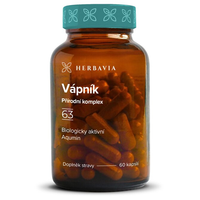 Vápník  přírodní produkt - 60 kapslí / Herbavia.cz