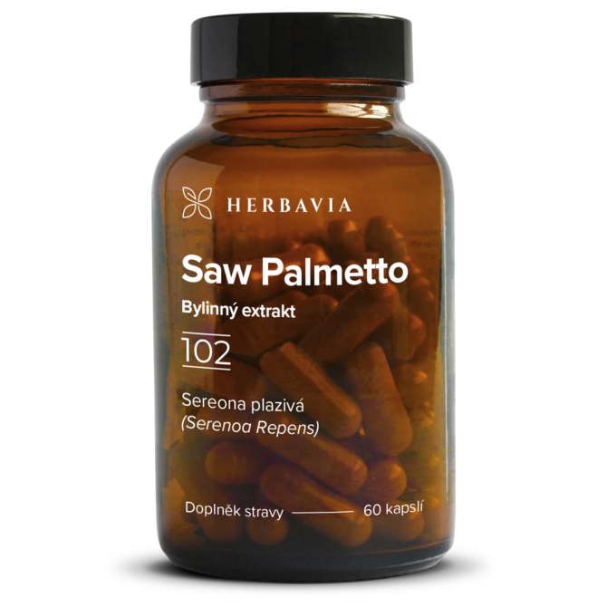 SAW PALMETTO bylinný extrakt - 60 kapslí / Herbavia.cz