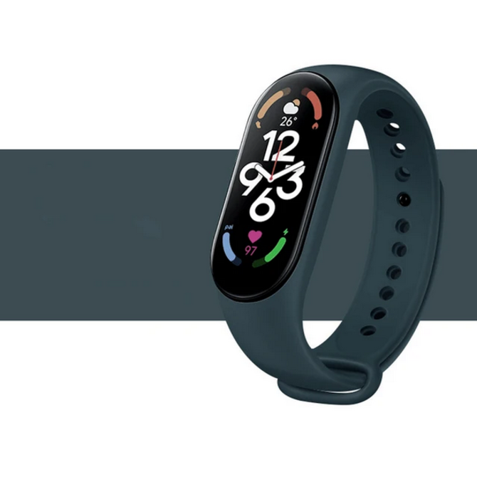 UNI Tmavě modrý řemínek pro Xiaomi Mi Band 7 modrá